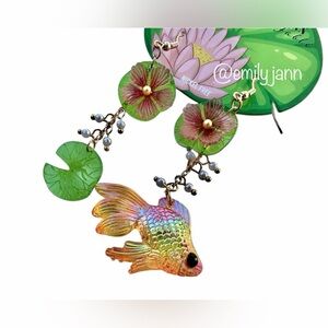 Goldfish☘️mismatch Earrings